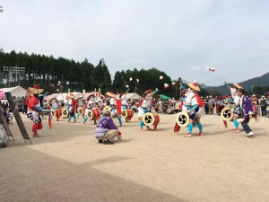 向泉芸能保存会による田楽